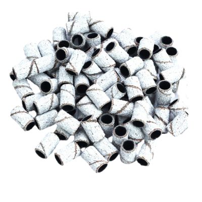 100 Fine-Grit Sanding Bands for Nail Care
