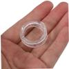 BUGUUYO 10-Piece White Silicone Scissor Grips for Hairdressing and Pet Scissors view 3