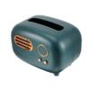 Blue Plastic Radio Tissue Box for Desk and Office view 1