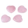 4-Piece Polished Rose Quartz Heart Crystals, 2.5 cm view 1