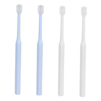360° Pet Toothbrushes, 4-Piece Set, Plastic and TPE