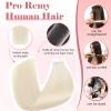 SEGO 55 cm Remy Human Hair Tape Extensions, 10 Pieces, 15 g, Straight, Color #70 view 2