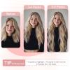 SEGO 55 cm Remy Human Hair Tape Extensions, 10 Pieces, 15 g, Straight, Color #70 view 3
