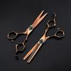 OLSKF UH 6-Inch Professional Japanese 440C Bronze Phoenix Hair Cutting and Thinning Scissors view 1
