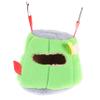 BUGUUYO Warm Plush Hanging Hamster Nest, Windproof Cozy Pet Sleeping House for Hamsters and Small Rats, Green, Random Color view 1