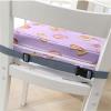 Surwin Non-Slip Booster Seat for Children with Safety Buckle, Washable and Foldable, 3D Butterfly, Purple, 40 x 40 x 10 cm view 3