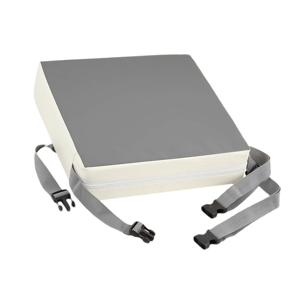 Portable Adjustable Kids' Booster Seat with PU Leather Cushion