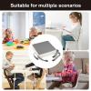 Portable Adjustable Kids' Booster Seat with PU Leather Cushion view 4
