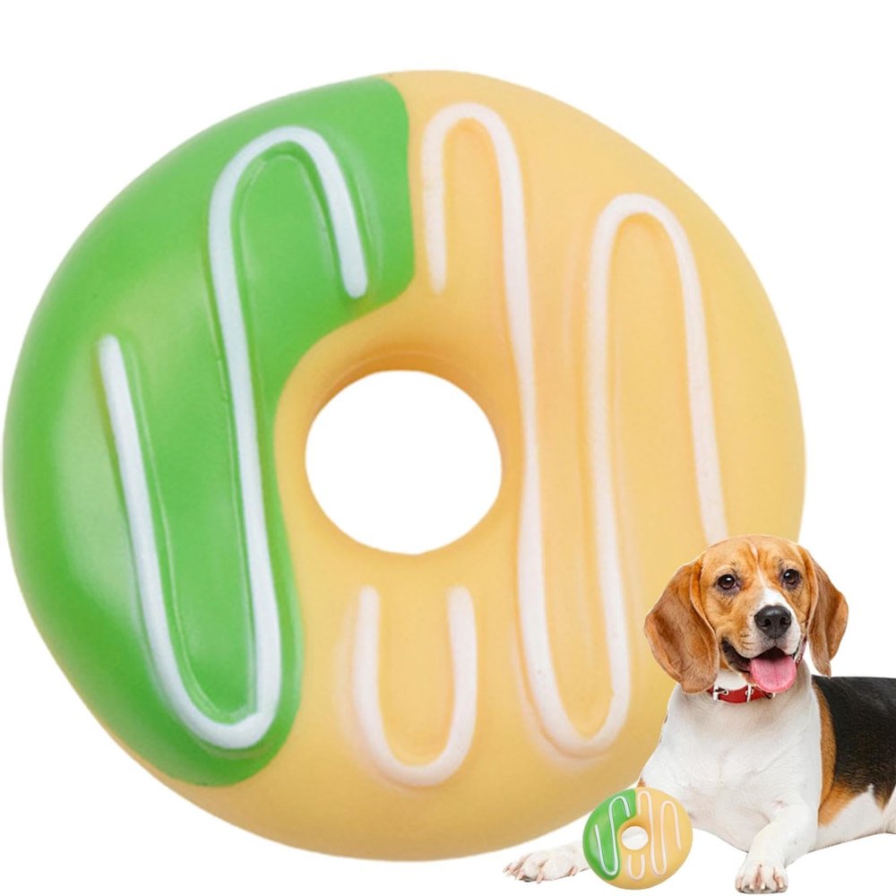 Dog Chew Toy - Interactive Food-Shaped Squeaky Toy