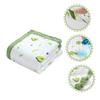 BESTonZON Four-Layer Cotton Muslin Baby Bath Towel, 110 x 110 cm, for Newborns view 4