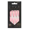 Cupio Diva Artificial Nail Press-On Set - Perfect Pink view 1