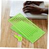 minkissy 4-Piece Braille Writing Slate with Stylus, Assistive Tool for Blind and Visually Impaired Users, Braille Alphabet Learning Aid, Green view 4