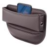 LYHH Leather Car Seat Gap Organizer with USB Port, Brown view 3