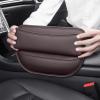 LYHH Leather Car Seat Gap Organizer with USB Port, Brown view 4
