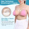Vnmcry Realistic Silicone Breast Prosthesis, V-Neck, Cotton & Gel-Filled, Strapless, Beige Skin, E Cup, Size L view 3