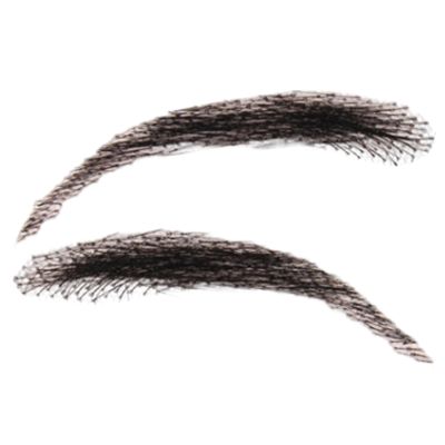 False Eyebrows for Women, 1 Pair Handmade Reusable Lace Eyebrows, Breathable Crochet Eyebrows for Women and Men