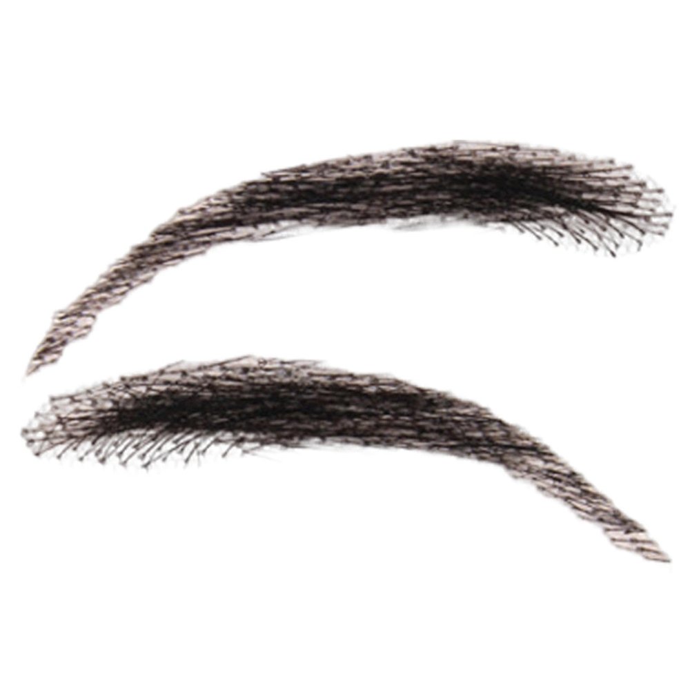 False Eyebrows for Women, 1 Pair Handmade Reusable Lace Eyebrows, Breathable Crochet Eyebrows for Women and Men