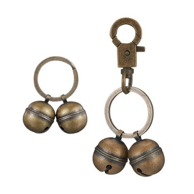 FFWTPY 5-Piece Vintage Dog Collar Charm Set with Bells