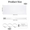 NICENEEDED 10-Pack 15.7 x 5.9 in Pet Cage Liners with 50 Stainless Steel Cable Ties view 2