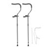 Ergonomic Adult Crutches, Shock-Absorbing Forearm Crutches with Arm Support, Double-Adjustable Aluminum, Made in China – Journey Keep it in view 1