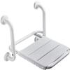 LSHYYDS Wall-Mounted Folding Shower Seat, Non-Slip, up to 150 kg view 1