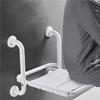 LSHYYDS Wall-Mounted Folding Shower Seat, Non-Slip, up to 150 kg view 2