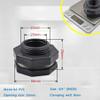 REIUAFWYGV 1-Piece DN15 PVC Fish Tank Drain Pipe Connector, DN15 x 35 mm, for 1/2", 3/4", 1", 1-1/2", and 2" Aquarium Water Pipe Fittings view 3