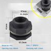 REIUAFWYGV 1-Piece DN15 PVC Fish Tank Drain Pipe Connector, DN15 x 35 mm, for 1/2", 3/4", 1", 1-1/2", and 2" Aquarium Water Pipe Fittings view 4