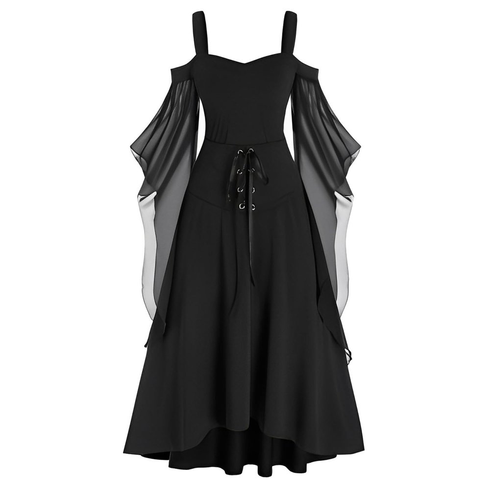FASLOLSDP Women's Medieval Renaissance Maxi Dress