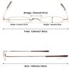 ABETOS Slim Reading Glasses Metal Ultra-Light view 2