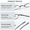 ABETOS Slim Reading Glasses Metal Ultra-Light view 4