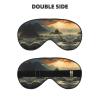 Mountains Meet The Sea Double-Sided Sleep Mask view 2