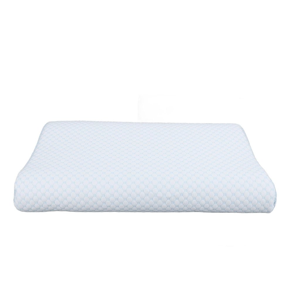 SIXRUN Memory Foam Neck Pillow, Adjustable Height, Breathable, Slow Rebound
