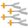 MOBUTOFU Y-Shaped Stair Railing Adapters, 4 Pieces, for Child Safety Gates and Pet Gates view 1