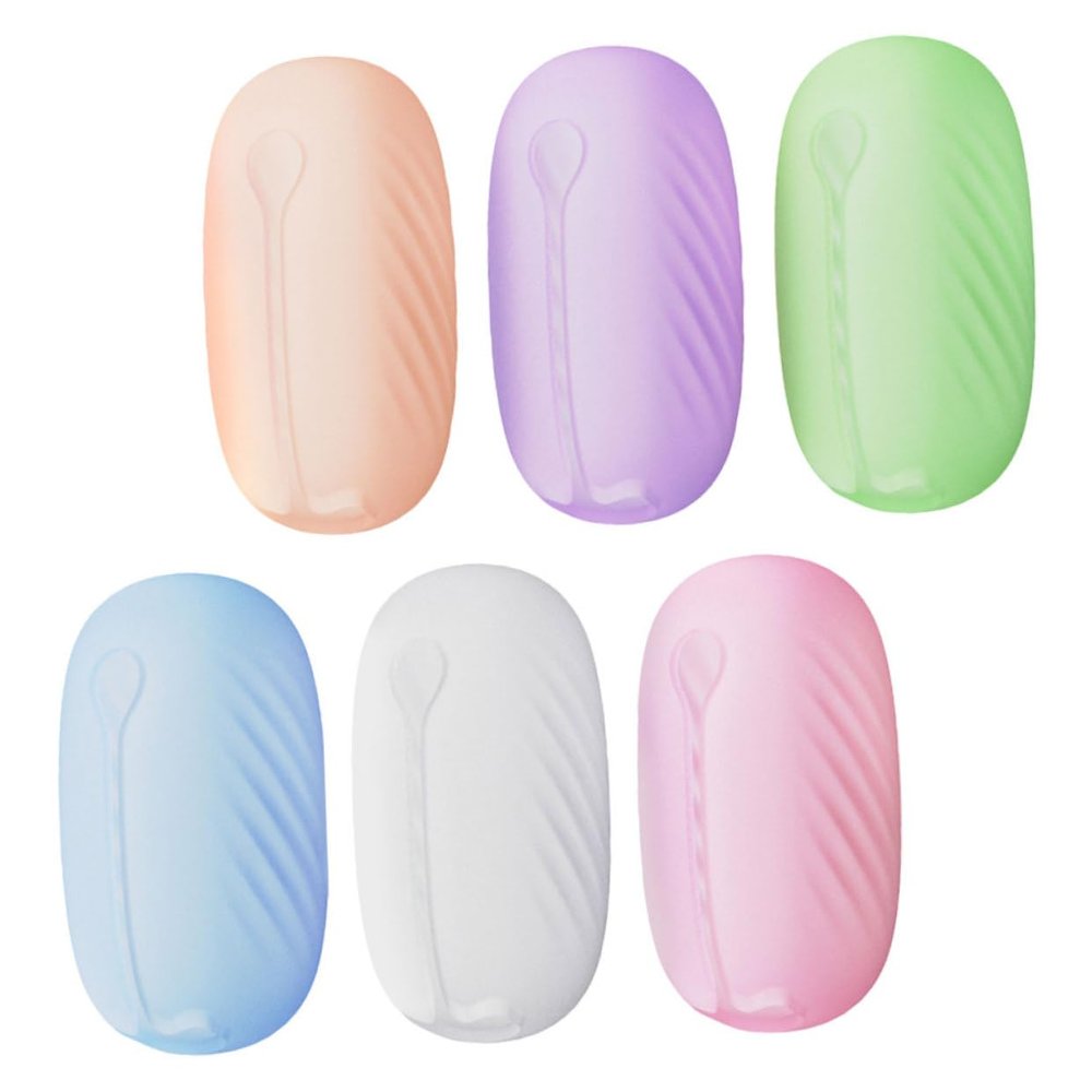 FOMIYES 6-Pack Silicone Travel Toothbrush Caps