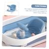 BESTonZON Baby Bath Seat for Babies and Newborns, Blue view 3