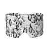 Soft Snake-Skin Print Sleep Mask, Skin-Friendly, Light-Blocking Eye Cover for Travel, Yoga & Naps view 1