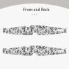 Soft Snake-Skin Print Sleep Mask, Skin-Friendly, Light-Blocking Eye Cover for Travel, Yoga & Naps view 2