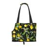 Pet Carrier with Lemon and Floral Print for Small Dogs, Cats & Rabbits view 1