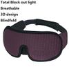 3D Breathable Light-Blocking Sleep Mask, Purple view 2