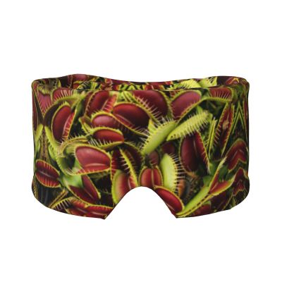 Carnivorous Plant Print Sleep Mask, Soft, Skin-Friendly, Light-Blocking