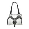Pet Carrier Bag for Small Dogs, Cats, and Rabbits with Deer Print view 1