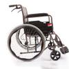 PNAJFUEL Simple Portable Folding Wheelchair with Toilet and Dining Table view 2