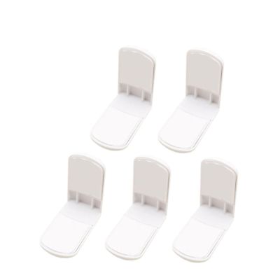 SHOWERORO 10-Pack Cabinet Latches, Baby Safety Locks with Strong Adhesive
