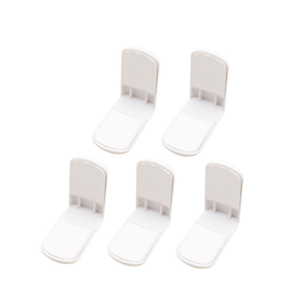 SHOWERORO 10-Pack Cabinet Latches, Baby Safety Locks with Strong Adhesive