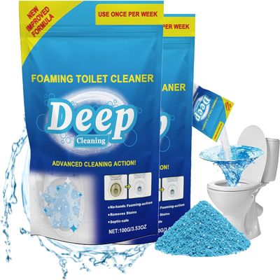 QRXALISA Bowl Refresher Foaming Toilet Bowl Cleaner – Deep Cleaning