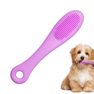 Cat Chin Cleaner Finger Brush, Soft Silicone Grooming Tool