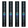 Lotsdonxia Adhesive LCD Thermometer Strips, 10–40°C, 4-Pack view 1