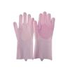 Magic Silicone Scrub Cleaning Gloves with Brush, 2 Pieces / 1 Pair (Sky Blue) view 2