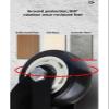 5-Piece 2-Inch Universal Office Chair Caster Wheels, M11 Clip Spring, Brake (A-Brakes-M11) view 4